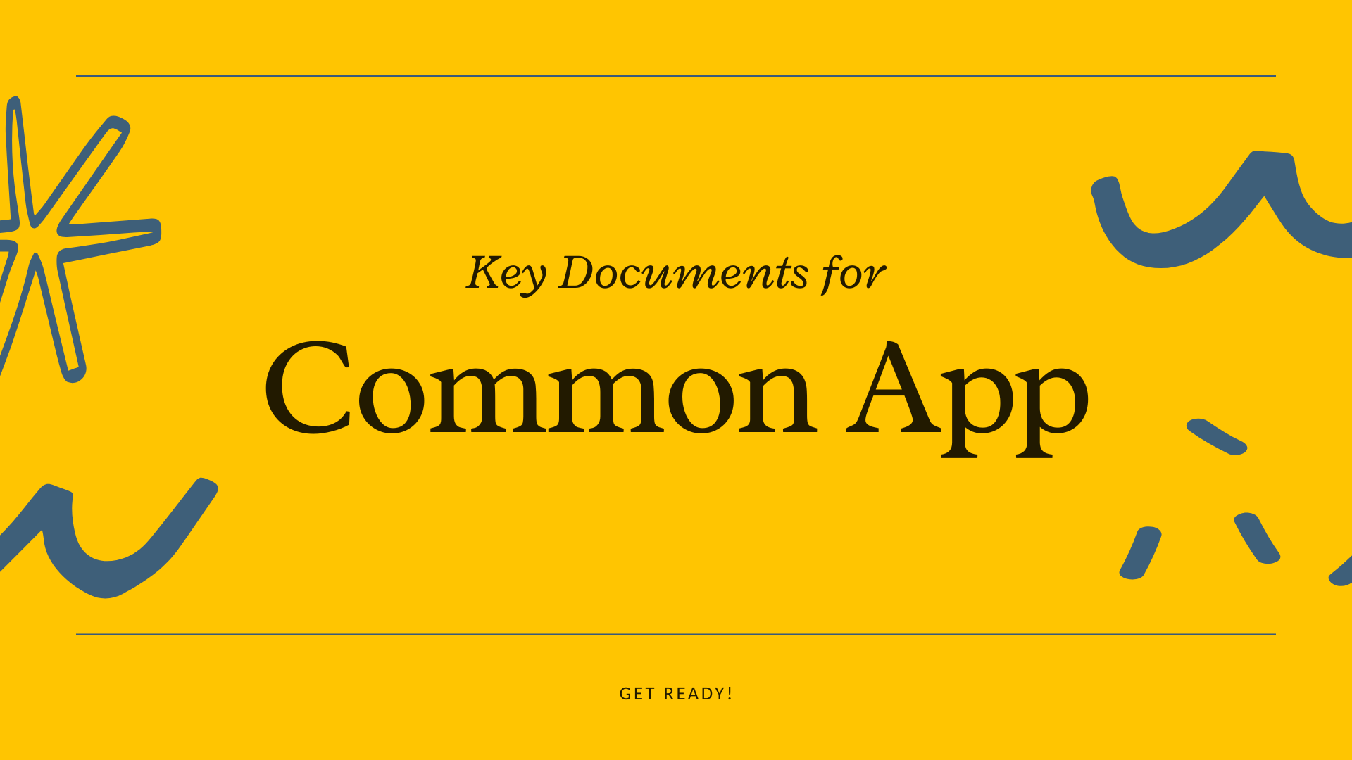 Essential Documents for Common App Applications