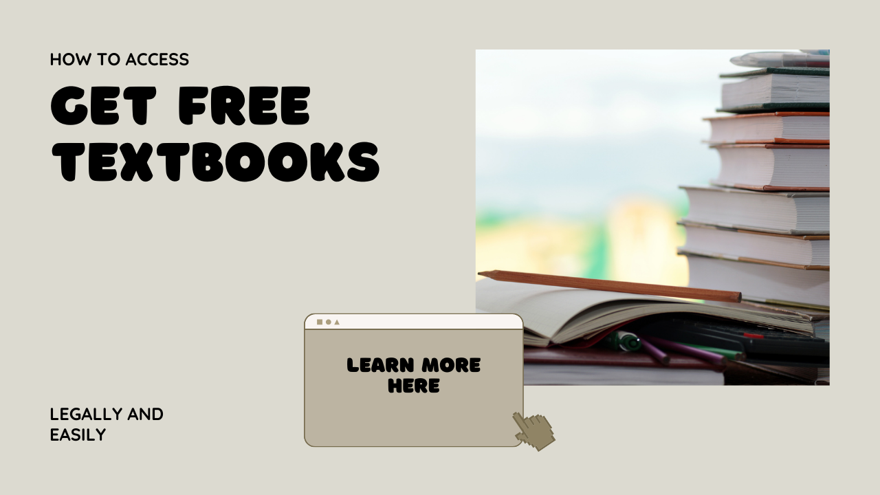 How to Get Free Textbooks, Legally!