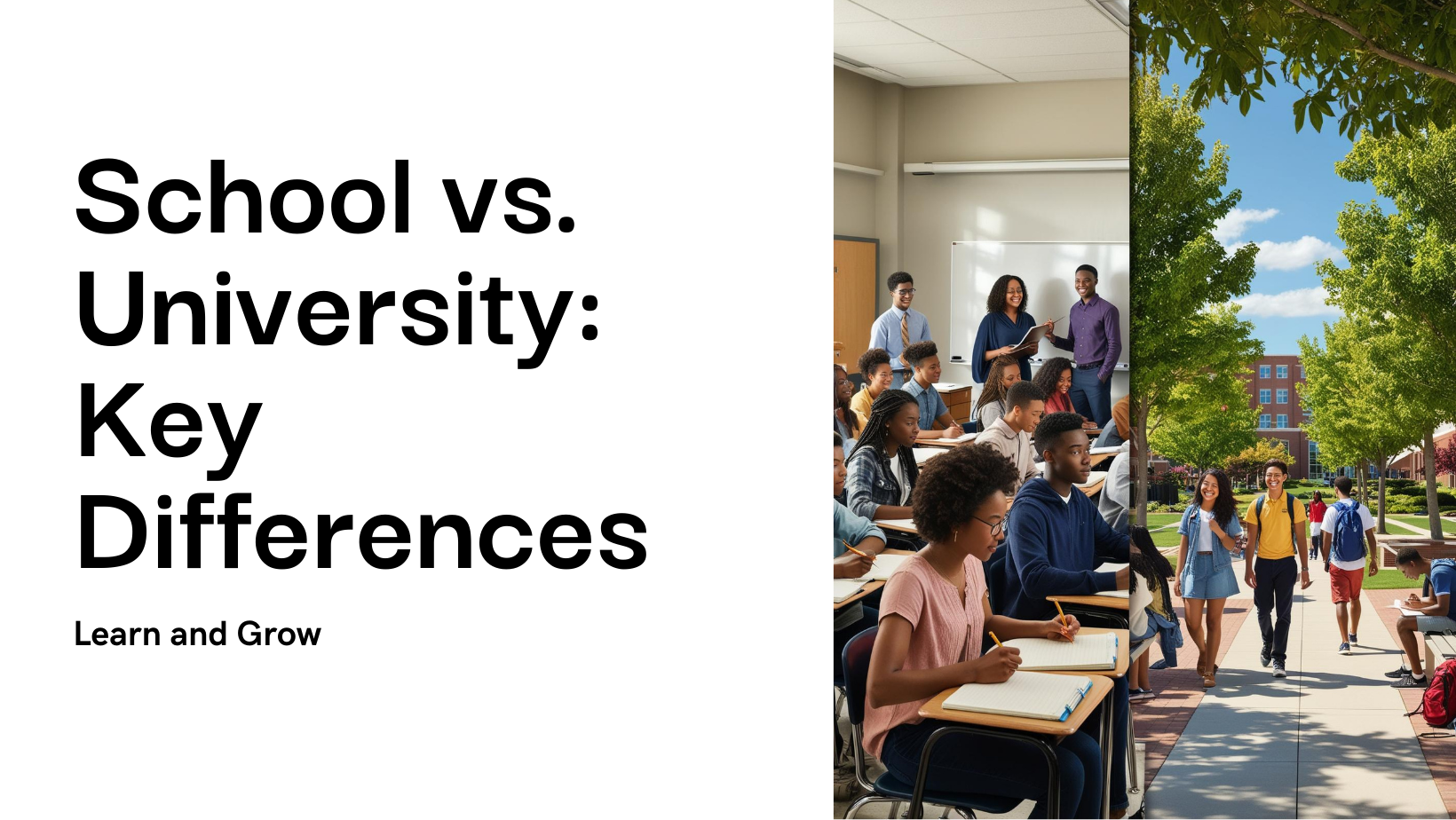 📚 The Biggest Differences Between School and University