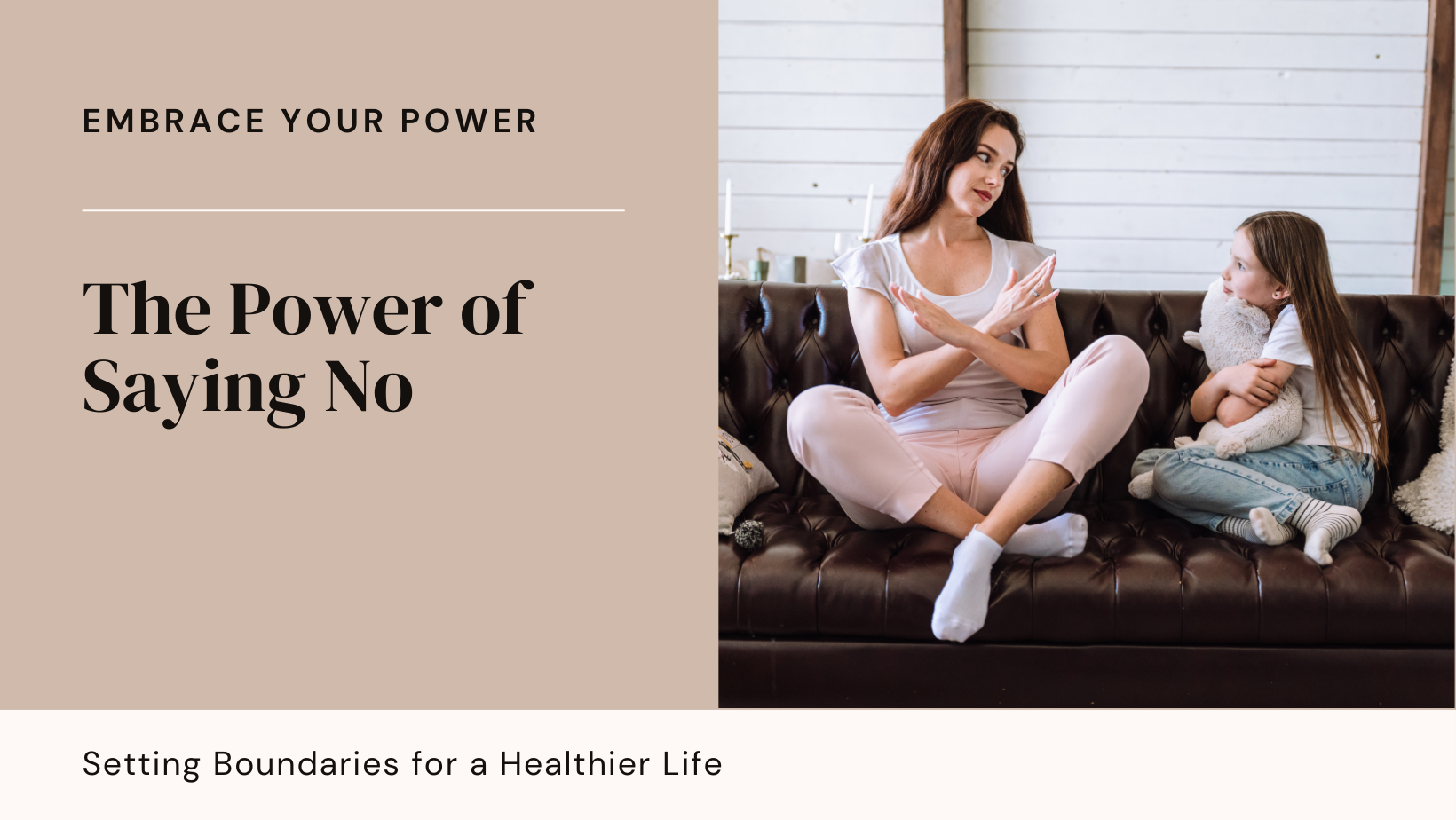 The Power of Saying No: Setting Boundaries for a Healthier Life