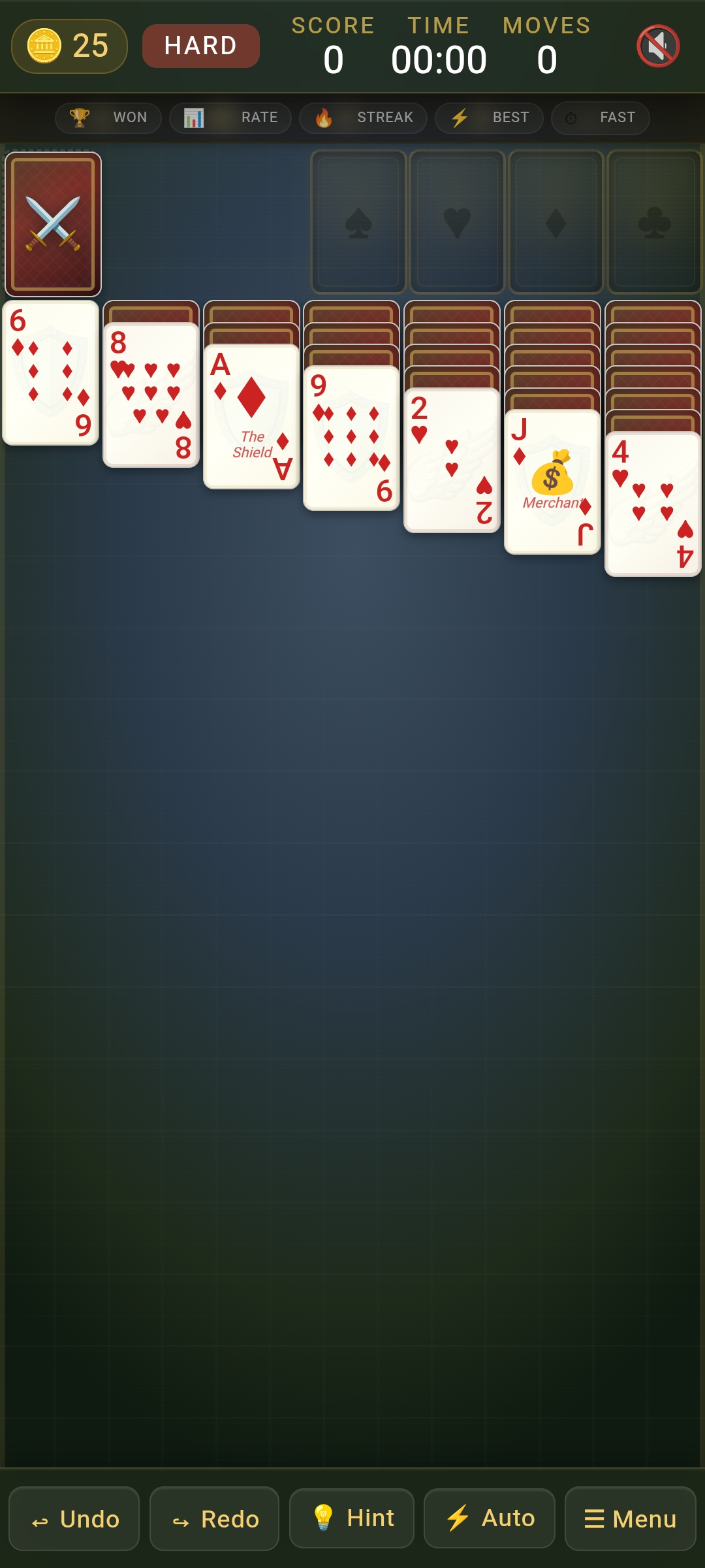 Three Draw Solitaire Adventure!